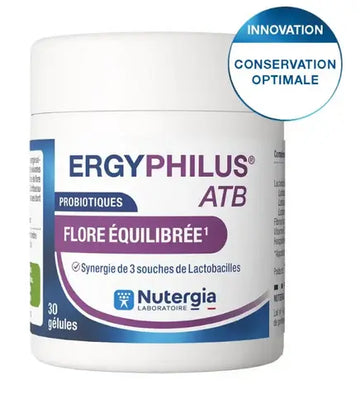 NUTERGIA - Ergyphilus ATB: Probiotic Supplement for Antibiotic Support 30 Capsules Nutergia Au supplements