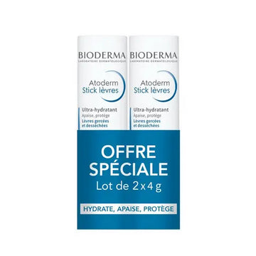 Atoderm ultra moisturizing lip balm set of 2 x 4g - BIODERMA BIODERMA Au supplements