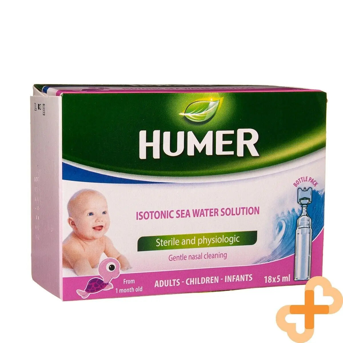 HUMER Infant Isotonic Sea Water Solution For Baby 5ml x 18 Doses Stuffy Humer Au supplements