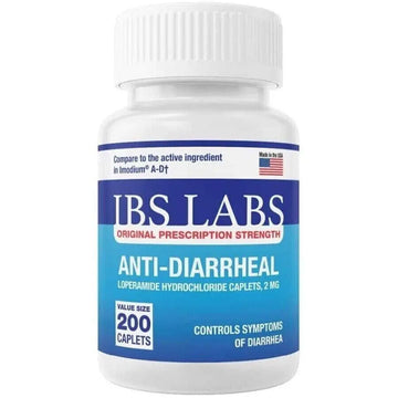 Anti Diarrheal 2mg 200 Caplets by IBS LABS MADE IN USA IBS LABS Au supplements
